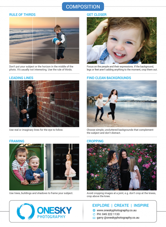 Family Photography Cheat Sheet