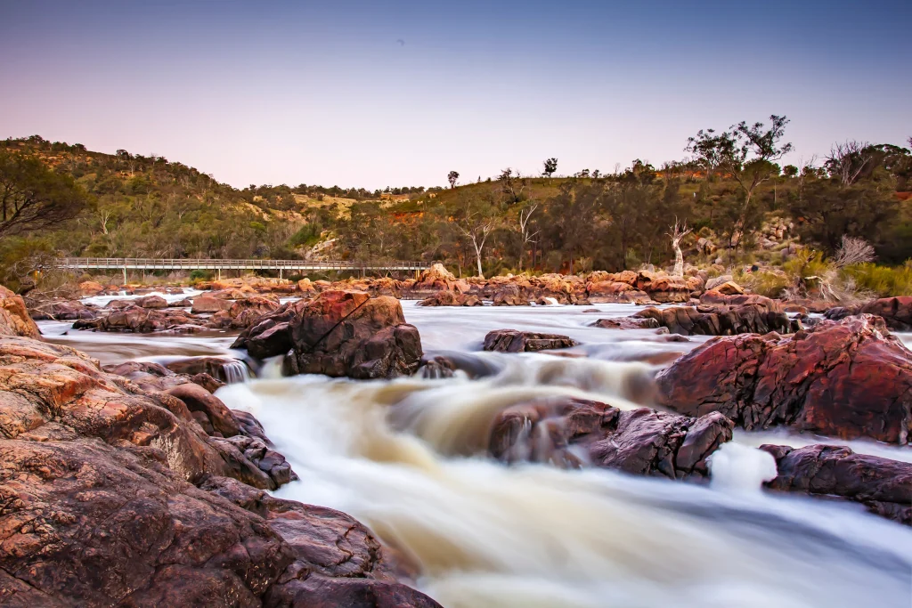 Slow shutter at Bells Rapids -
