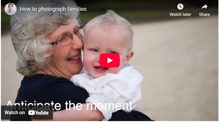 how to photograph family